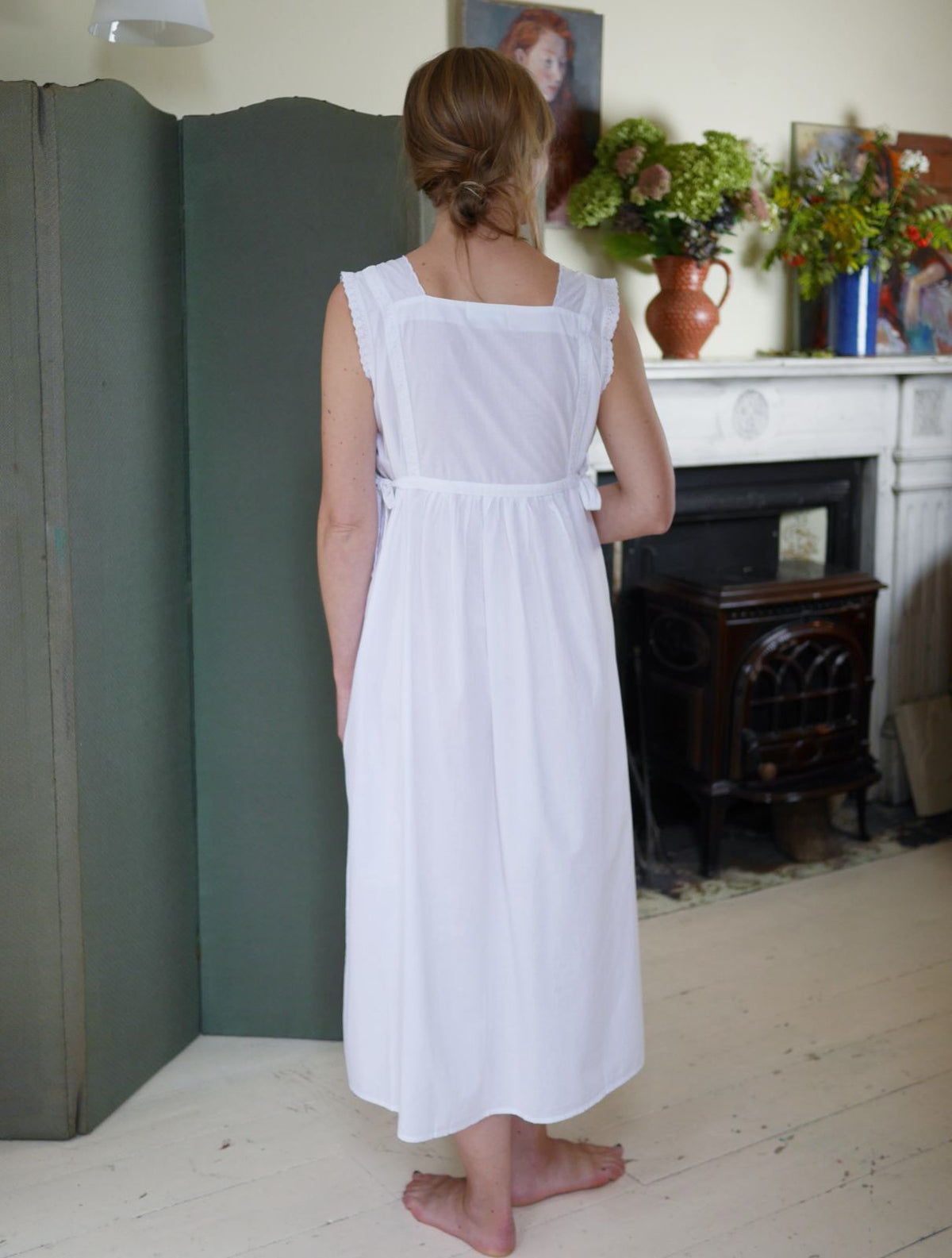 White Cotton Nightdress