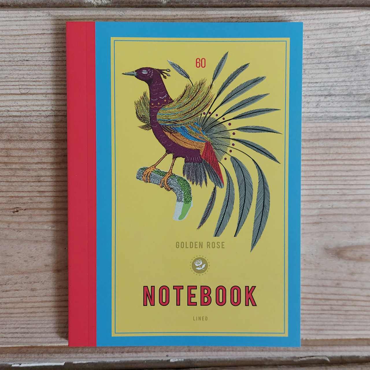 A6 Lined Vintage Bird Notebook