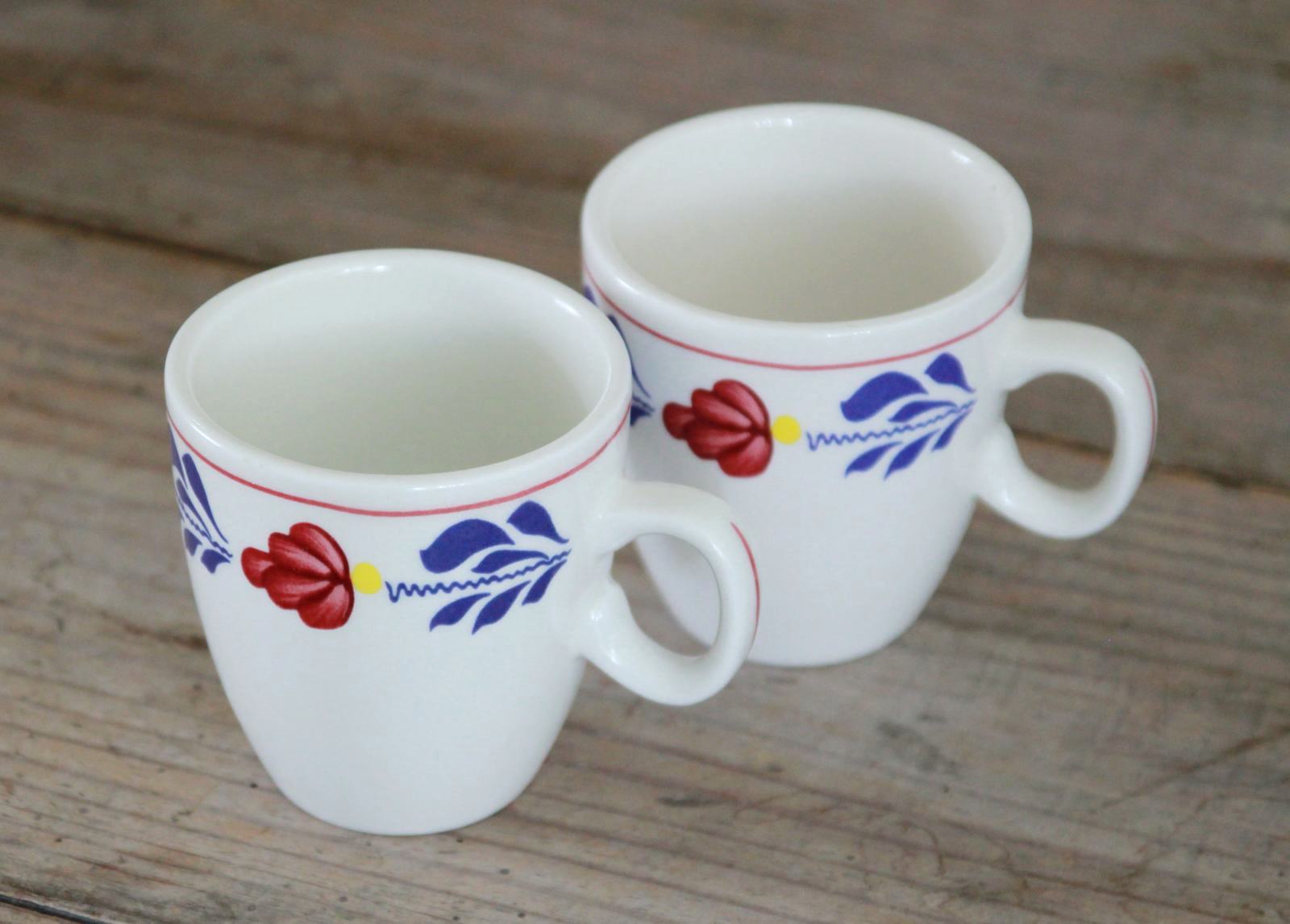 Royal Boch Small Floral Mugs