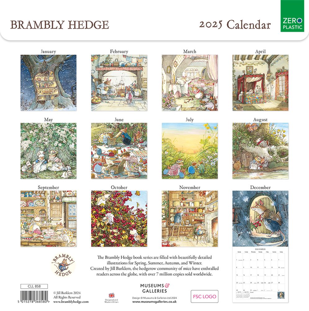 Brambly Hedge Calendar 2025