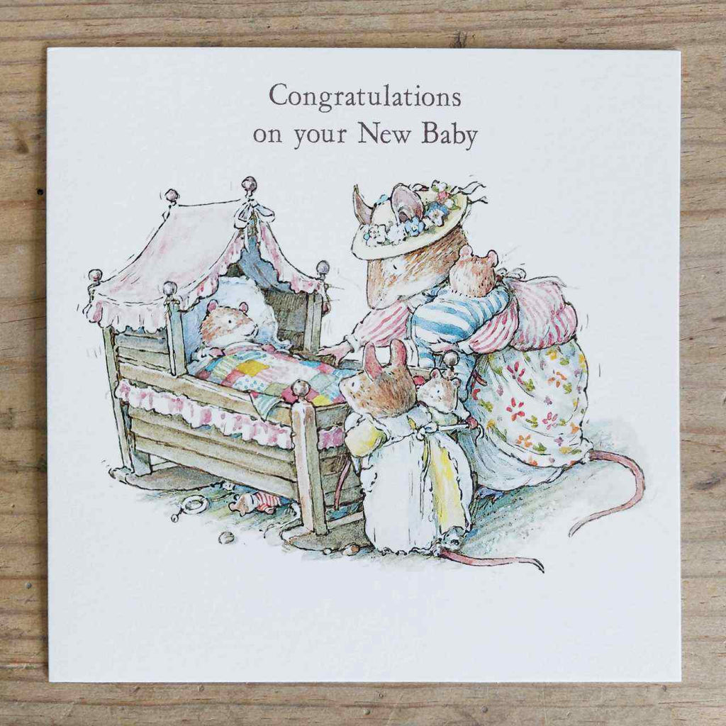 Brambly Hedge - New Baby Card