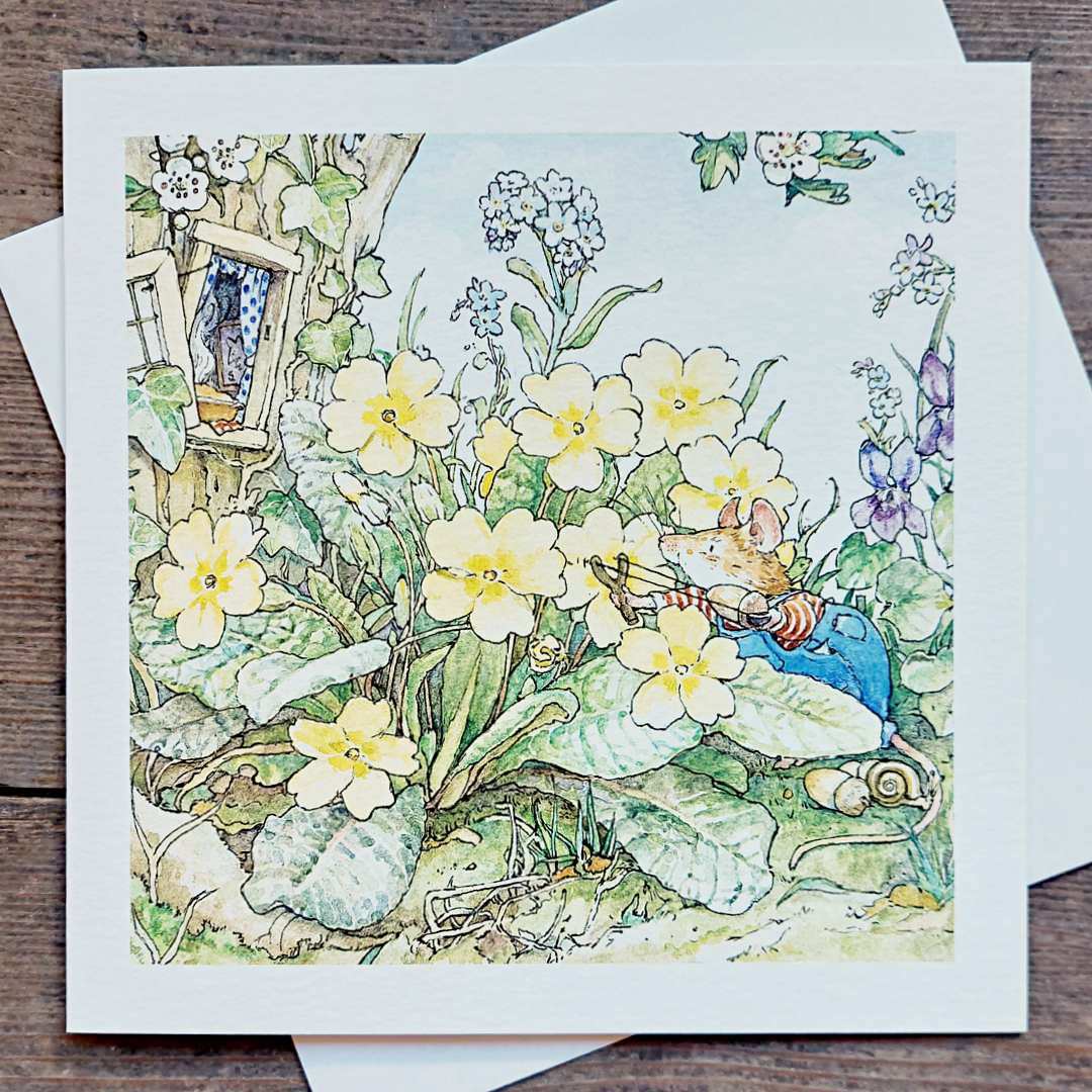 Brambly Hedge Greeting Card -  Acorn Ambush 