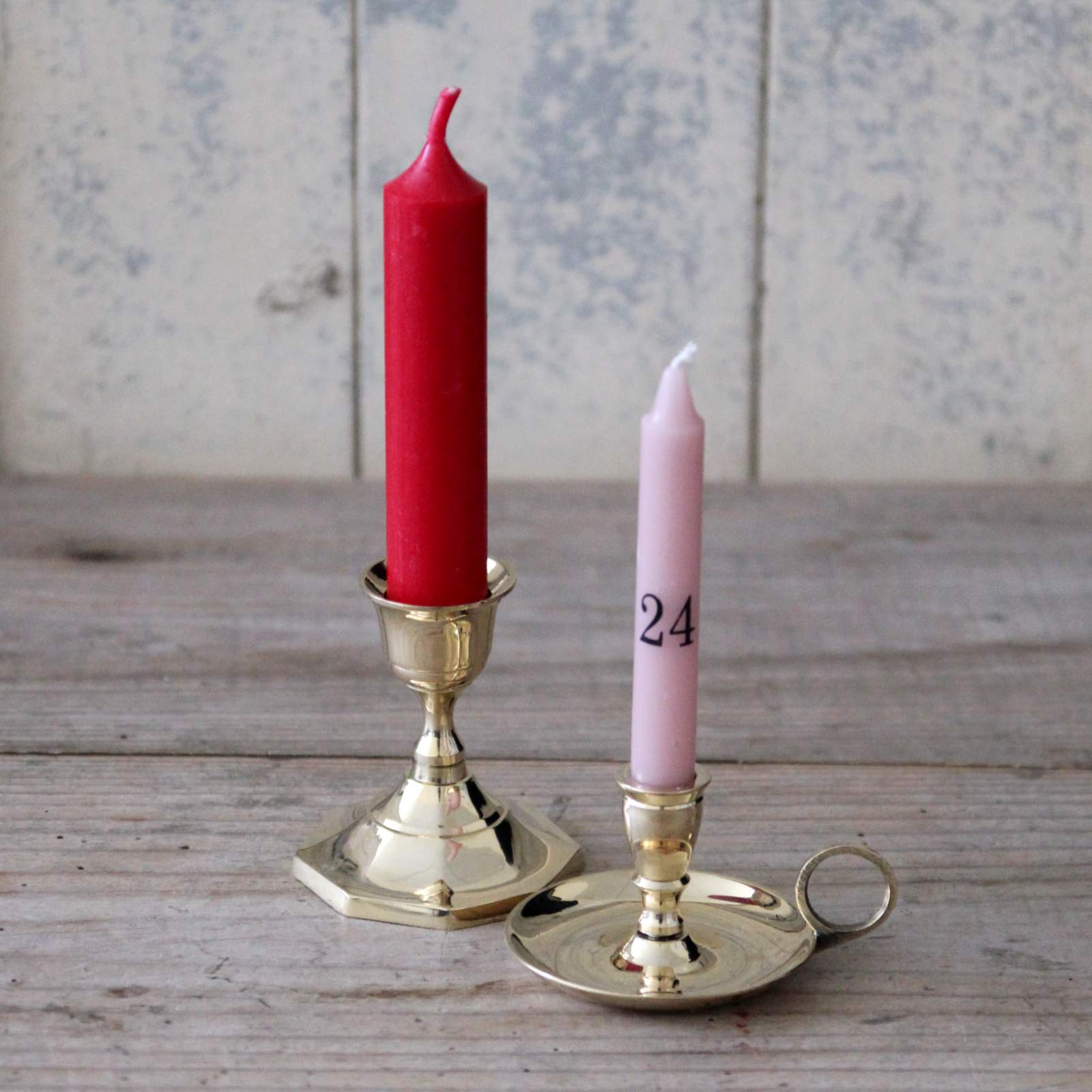 Solid Brass Candle Holders