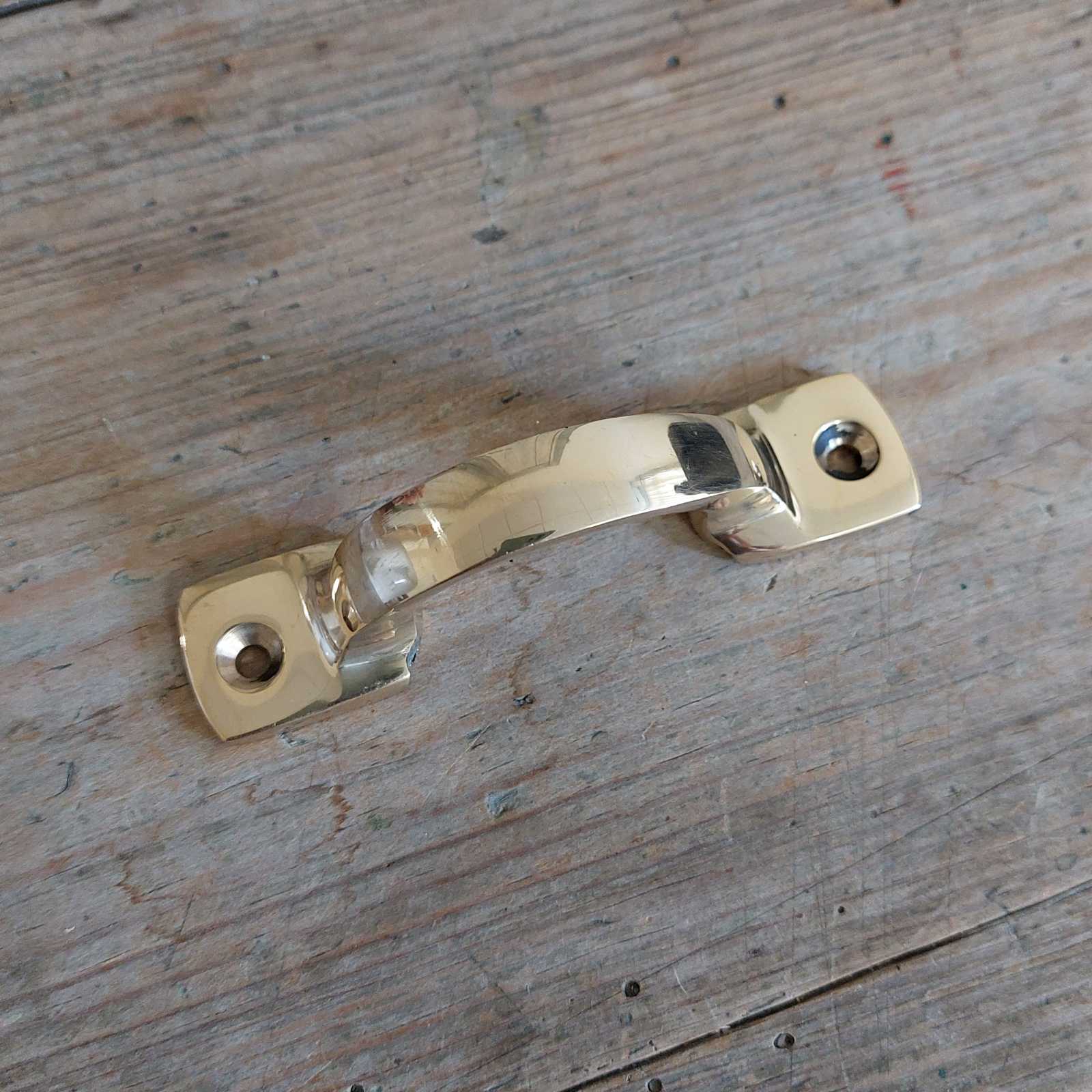 Classic vintage brass drawer pull/cabinet handle