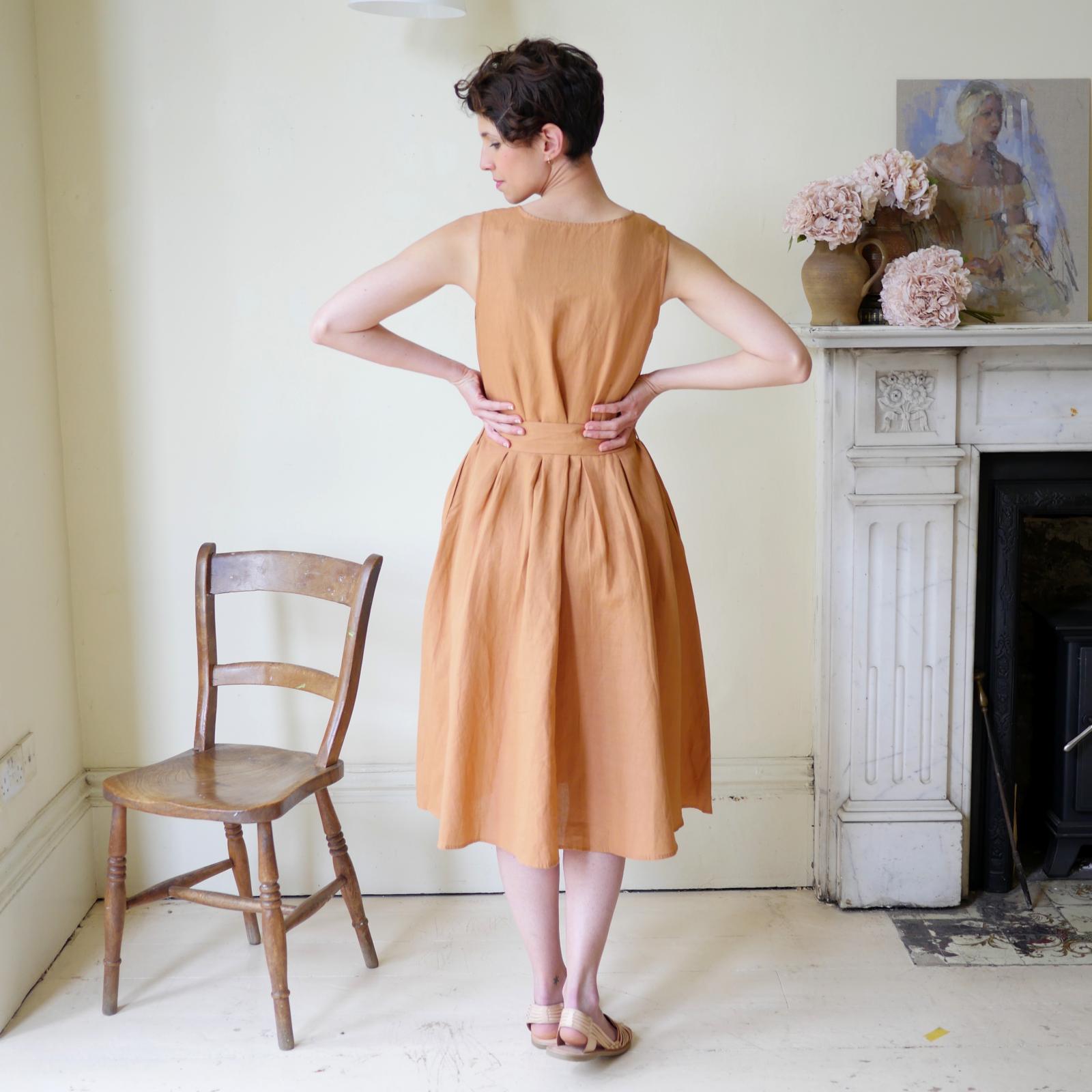 Belted Sun Dress - Clay