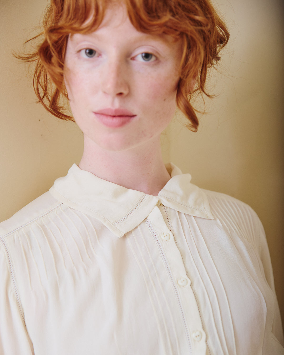 1940's Alice Blouse - Cream