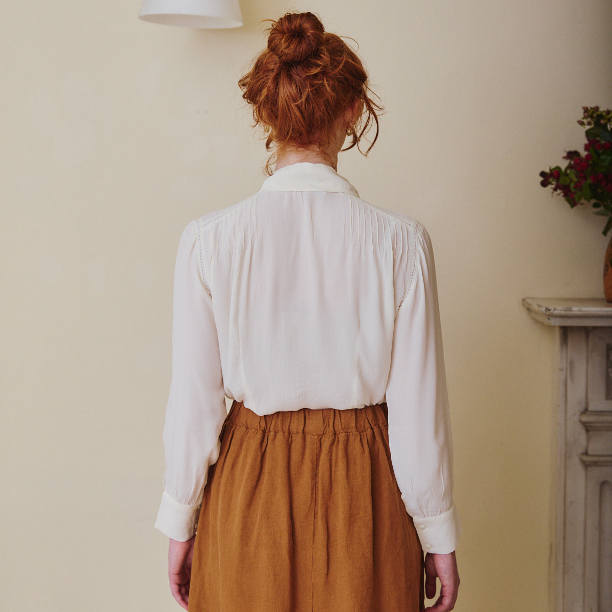 1940's Alice Blouse - Cream