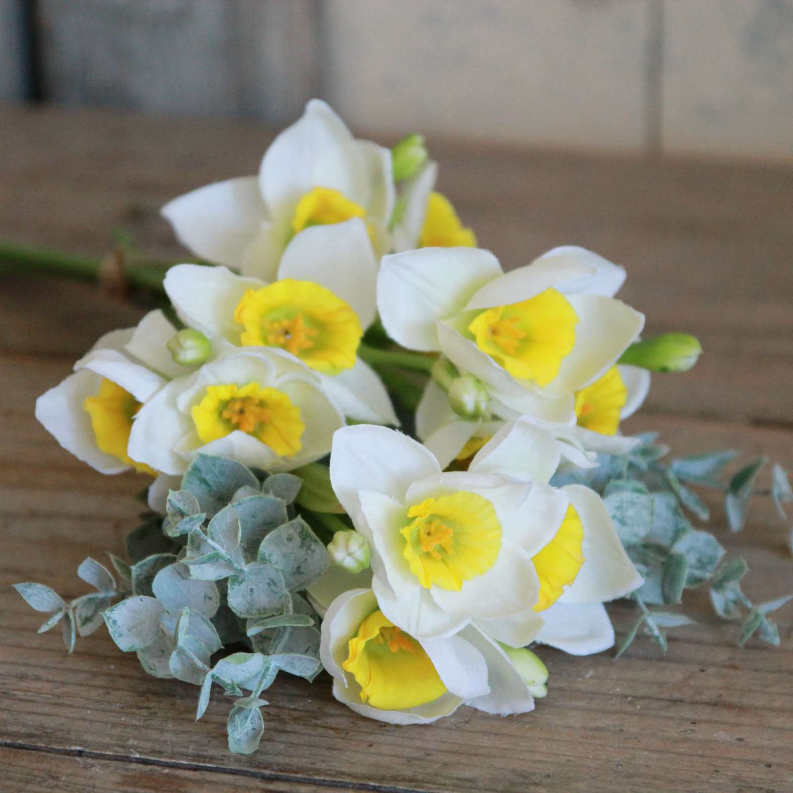 Daffodil & Eucalyptus Spring Bouquet