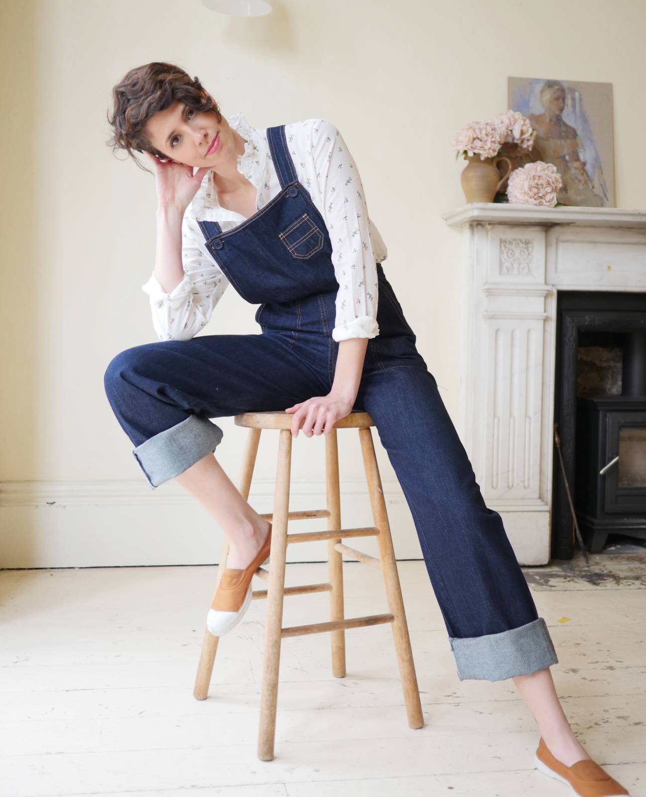 High Waisted Dungarees - Freddies of Pinewood 