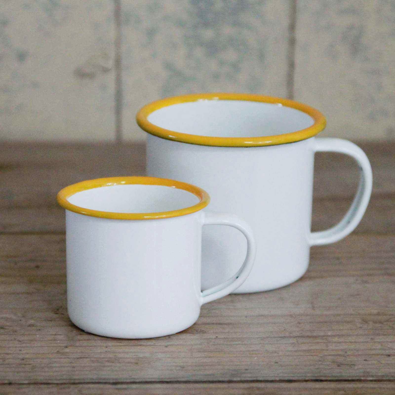 Classic Enamel Mug and Espresso cup