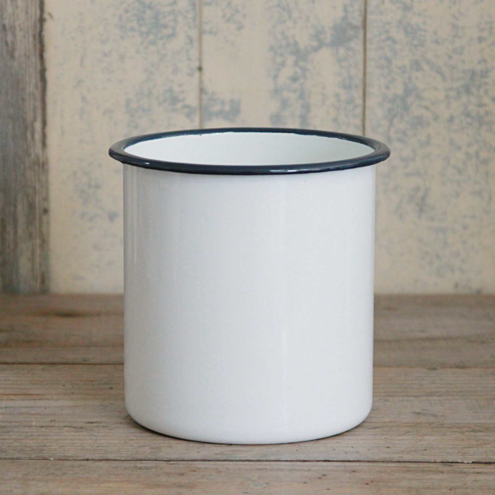 Utensil Holder - White enamel