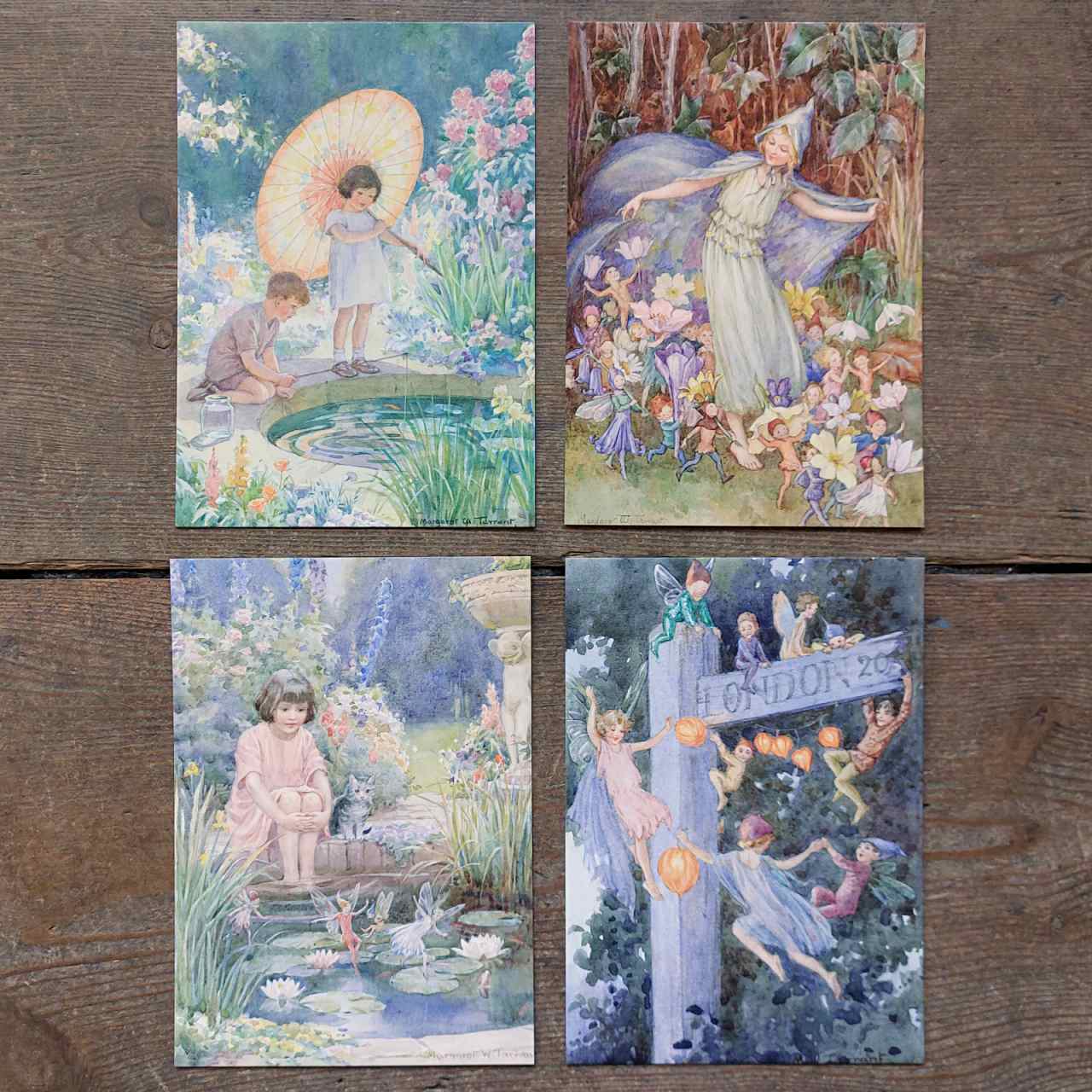 Vintage Flower Fairy Postcards