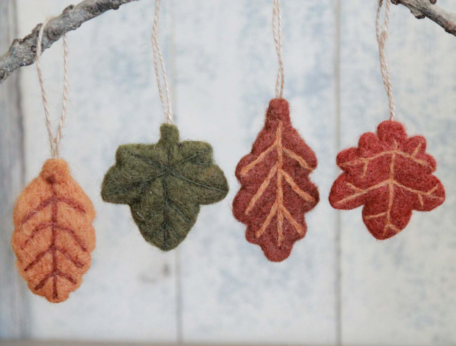 Felt Autumn Leaf Decoration 