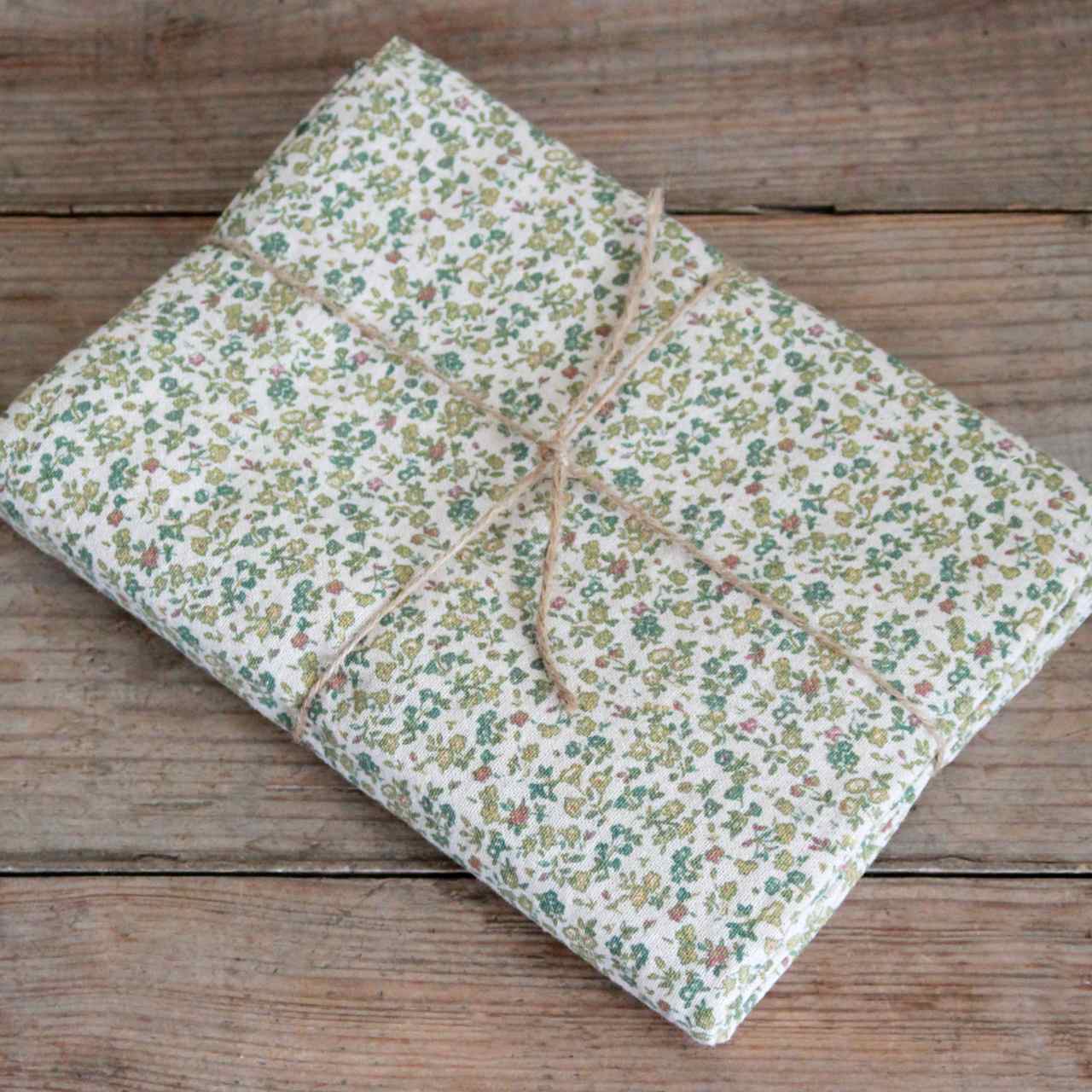 Green and Mustard Floral Table Cloth