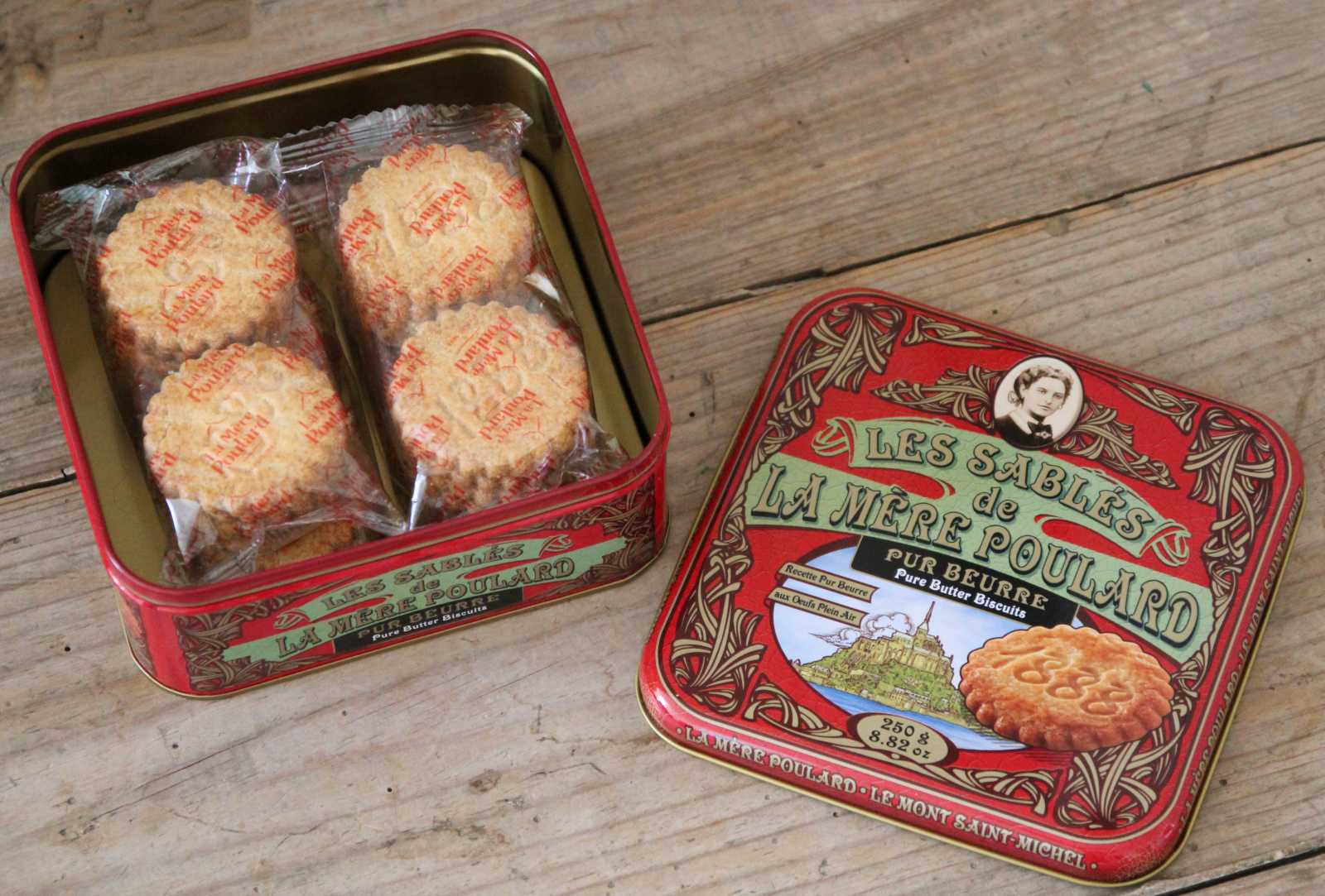 Beautiful Tin of classic French Butter Biscuits. A lovely gift.