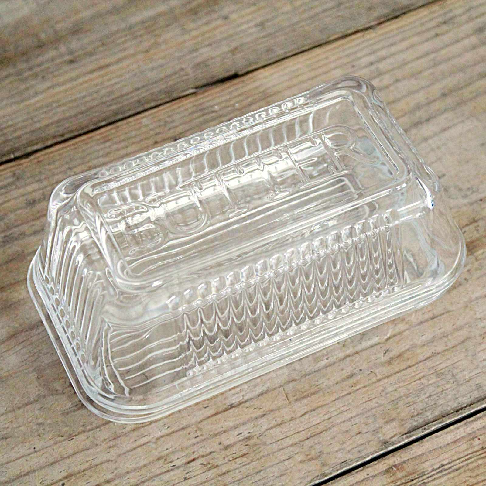 Glass Butter Dish - Butter