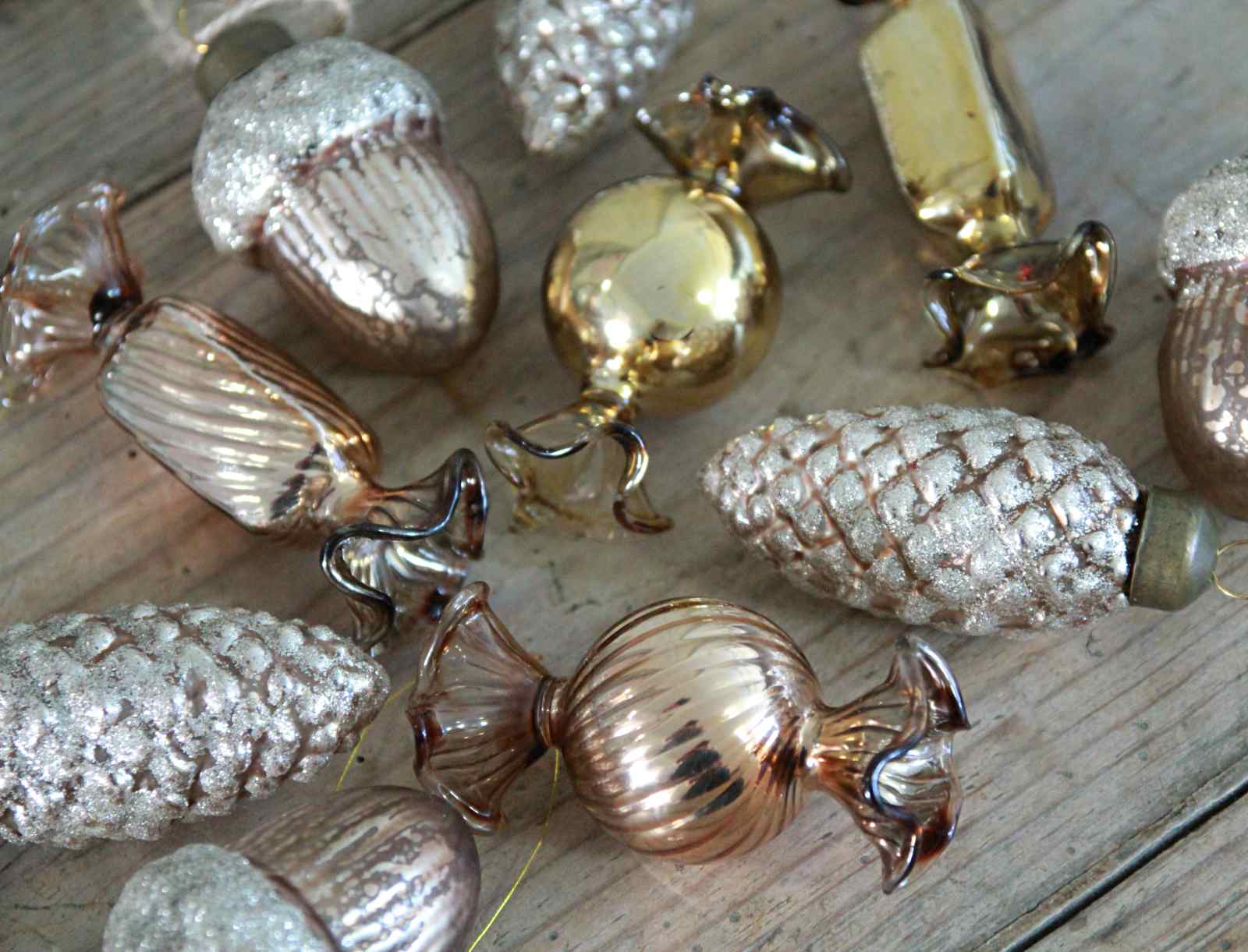 Glass Candies Decoration - Gold