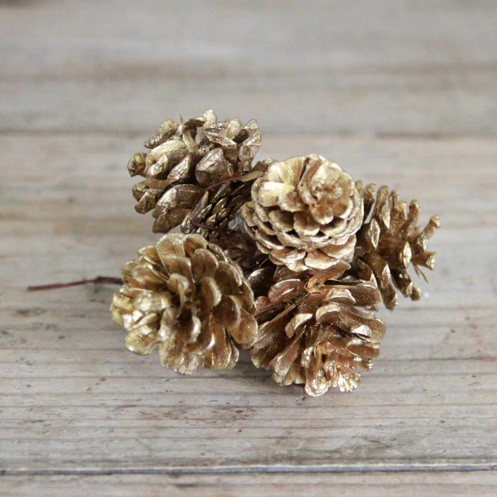 Gold Pine Cone Pick