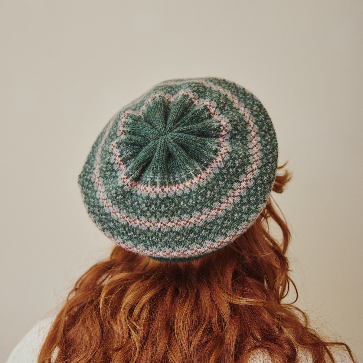 Fair Isle Beret - Rosemary