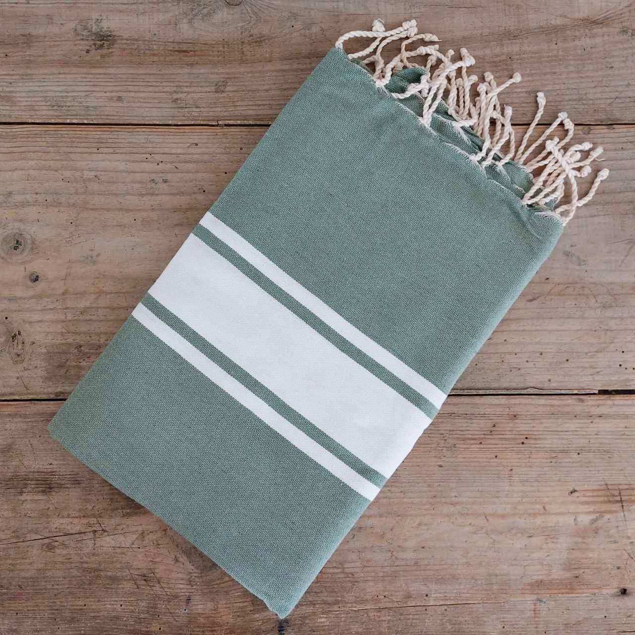 Classic Hammam Towel Green