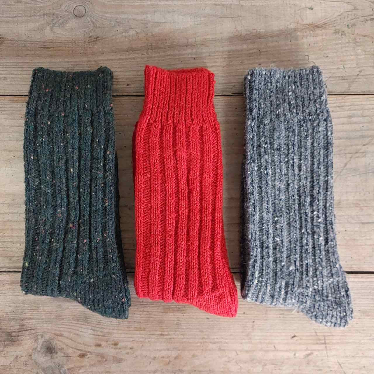 Men's Donegal Wool Boot Socks