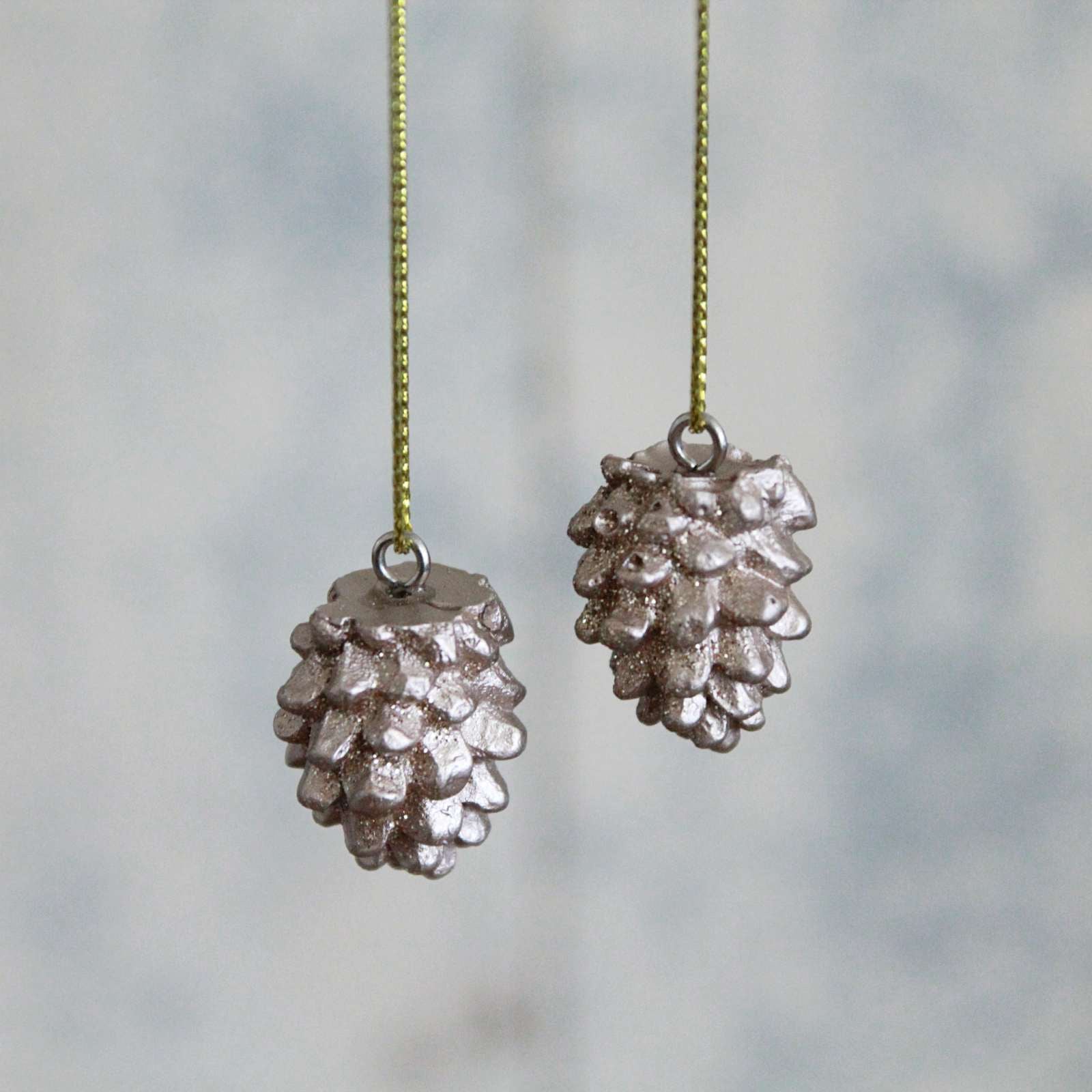 Mini Gold Pinecone Decoration