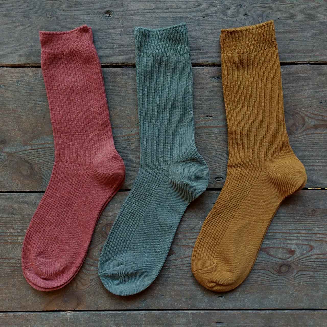 Women's Plain Ribbed Socks