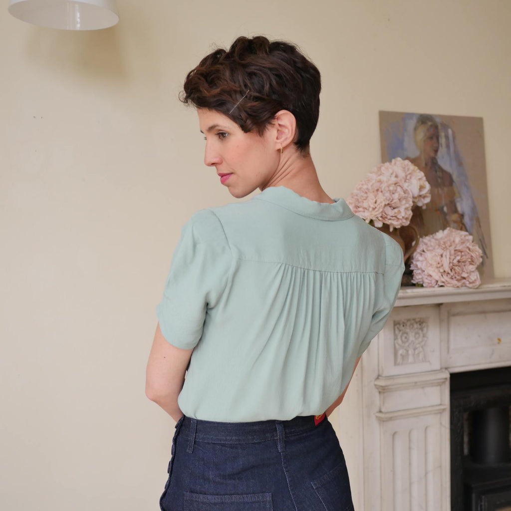 Heirloom Vintage Blouse - Duck Egg