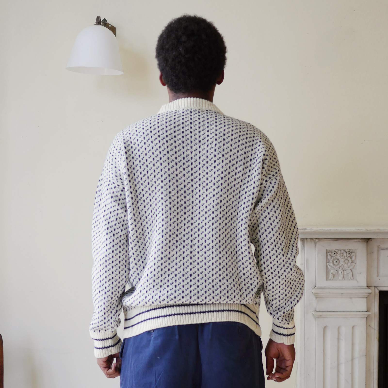 Traditional Nordic wool jumper