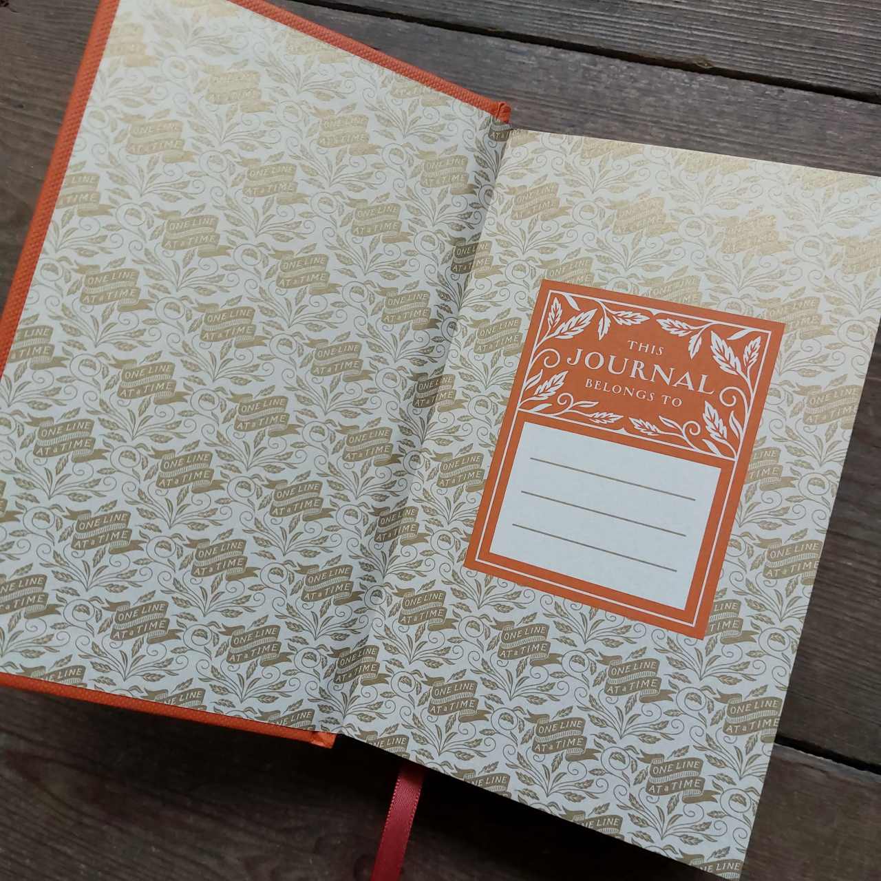 One Line A Day  Journal - A Five Year Memory Book