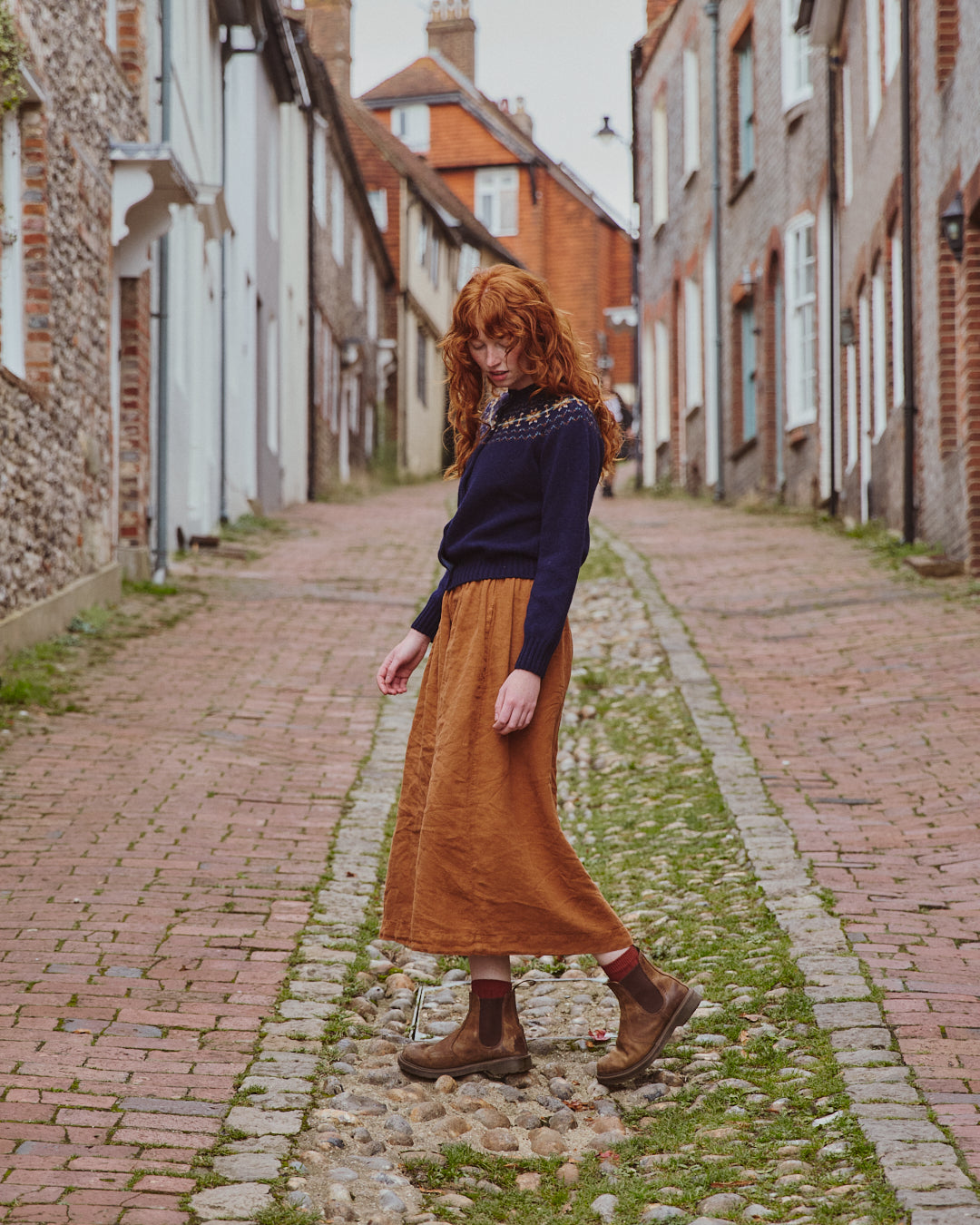 High Waisted Linen Skirt - Sienna