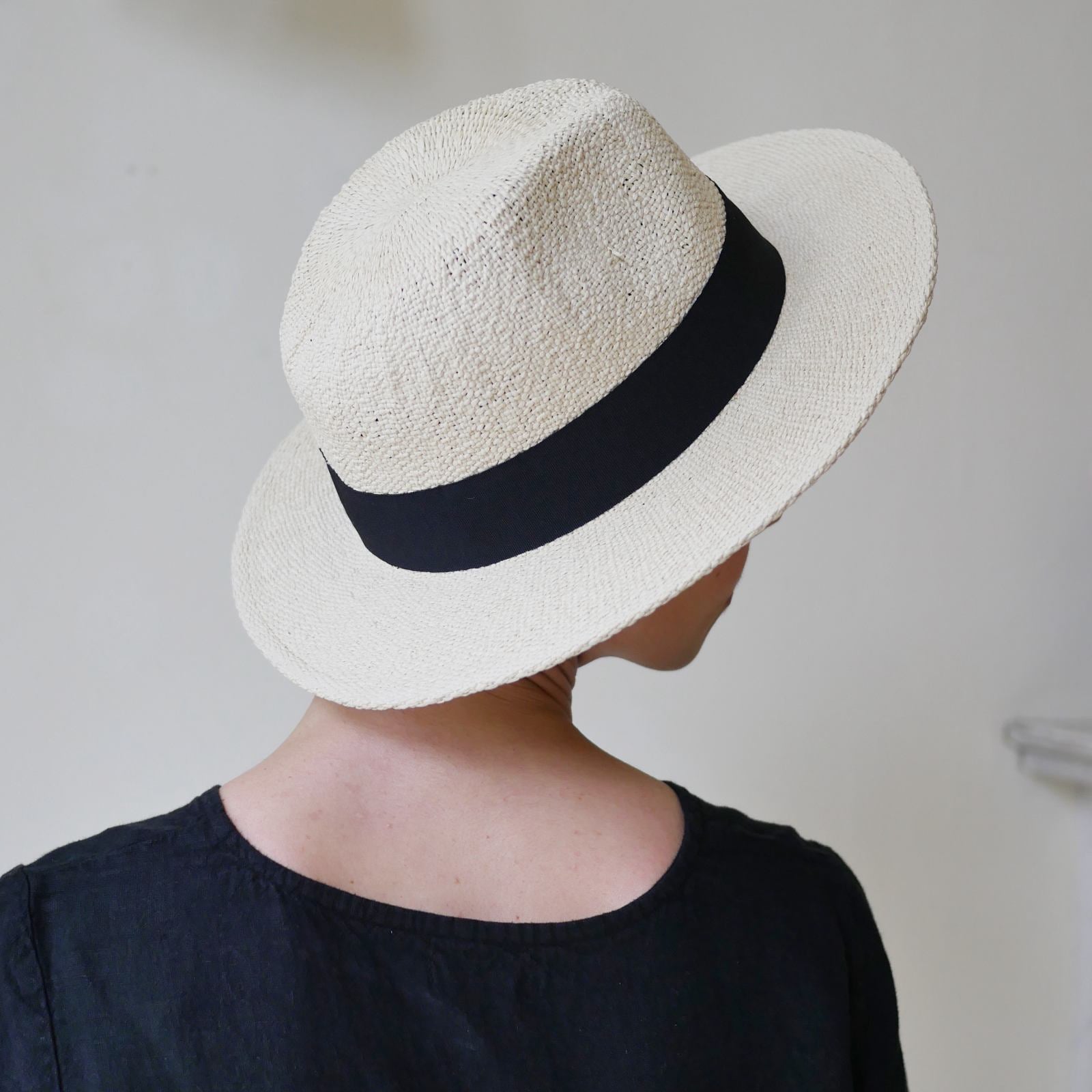 Sun Hat - Panama with Black band