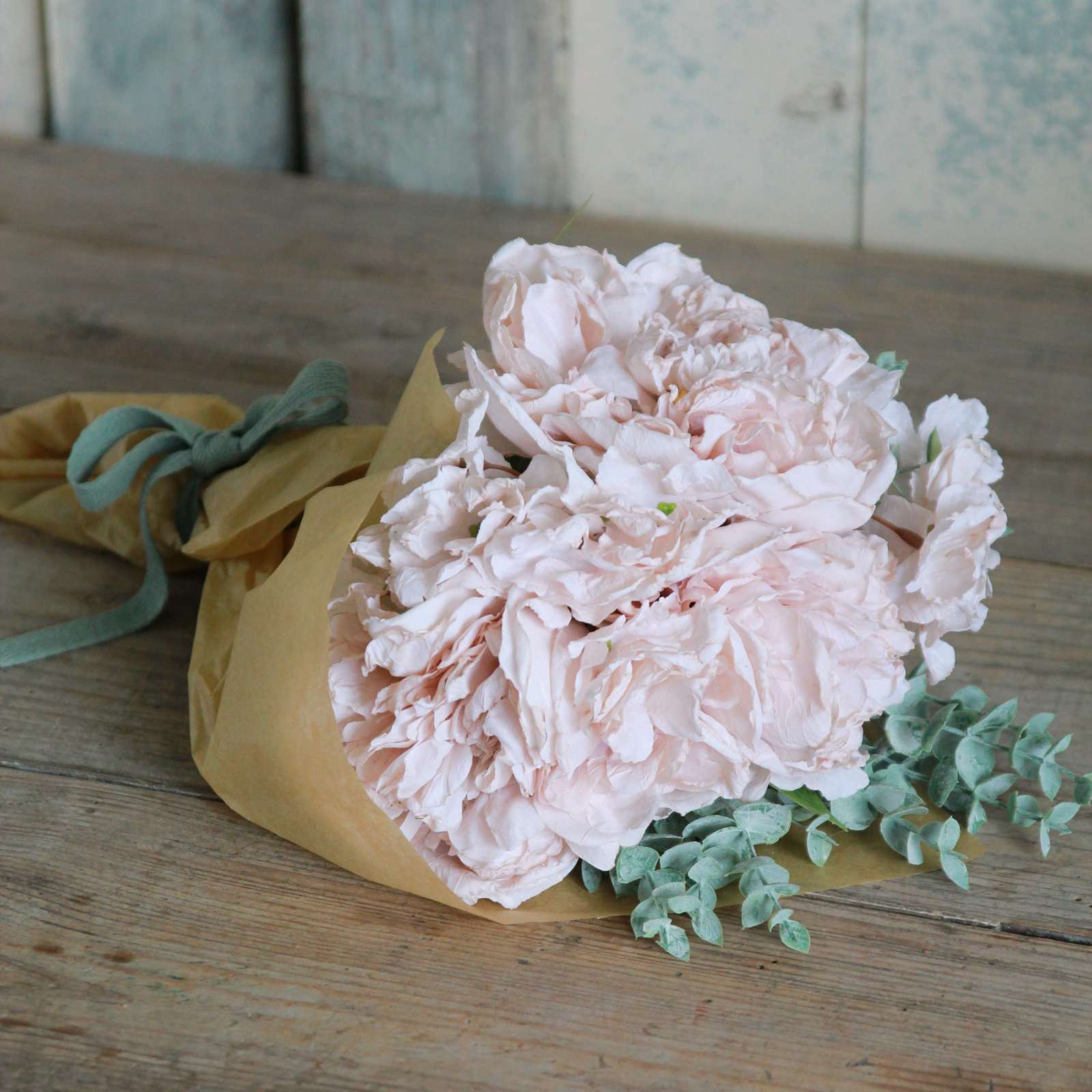 Peony & Eucalyptus Bouquet