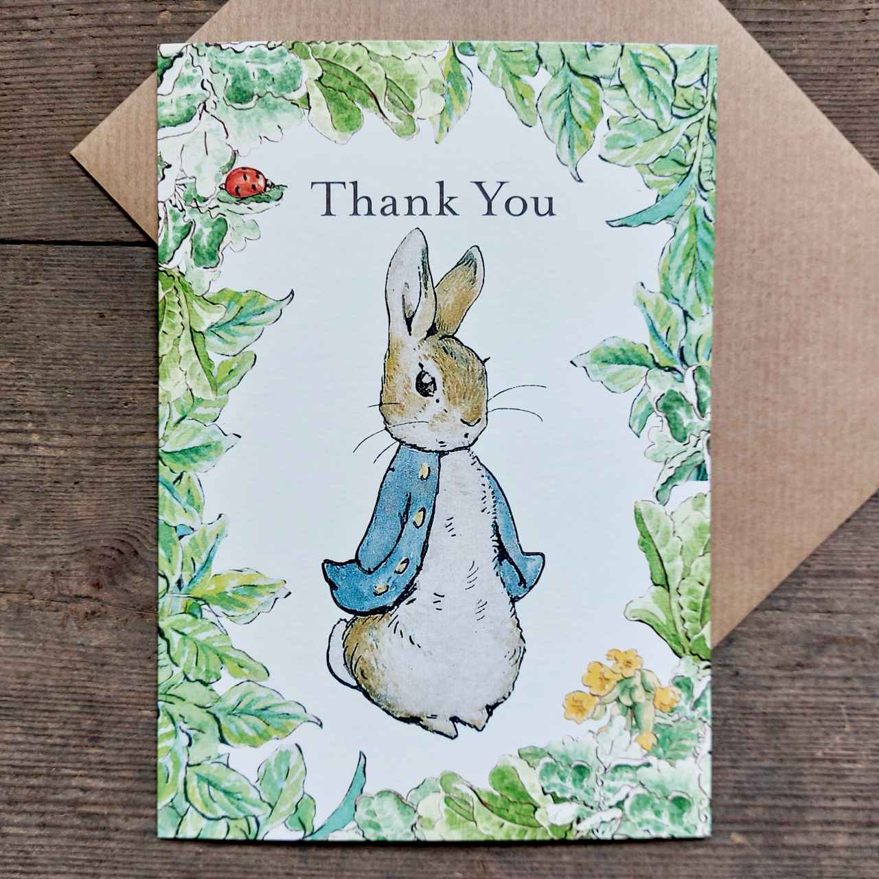 Peter Rabbit Thank You Card