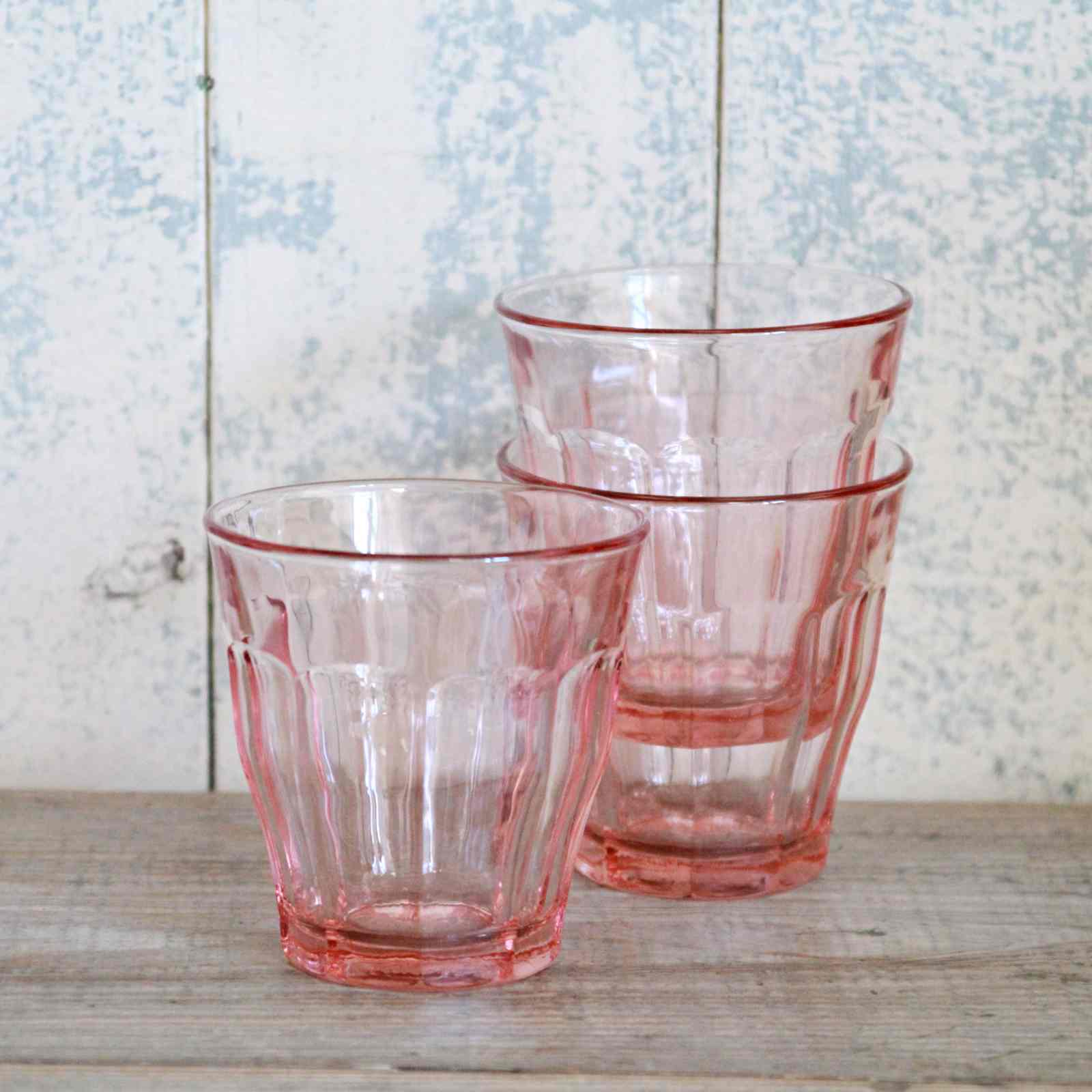 Set of Four Picardie Glasses - Rose Pink