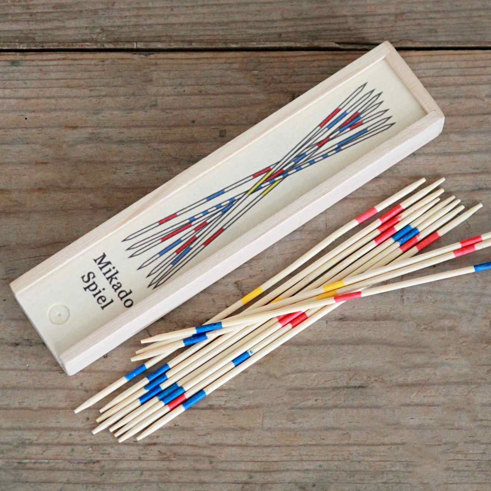 Wooden Mikado Game - Pick Up Sticks