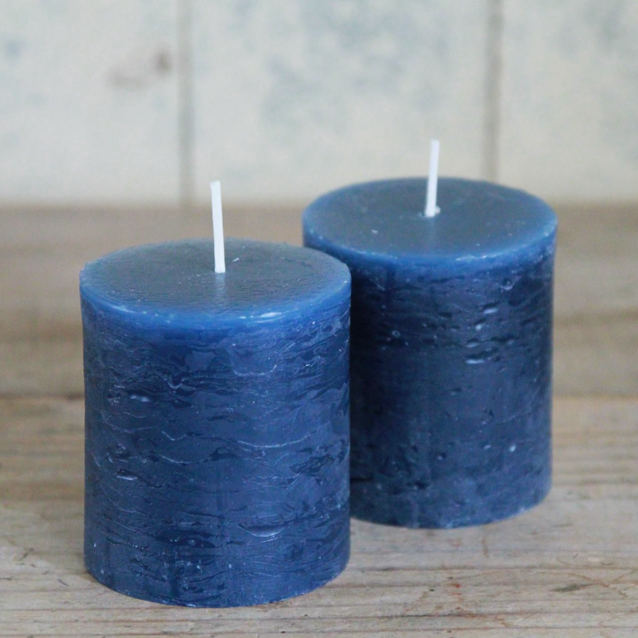 Pillar Candle - Ink Blue