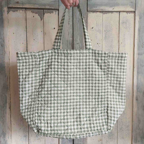 Gingham 10pc gift sold set W/TOTE