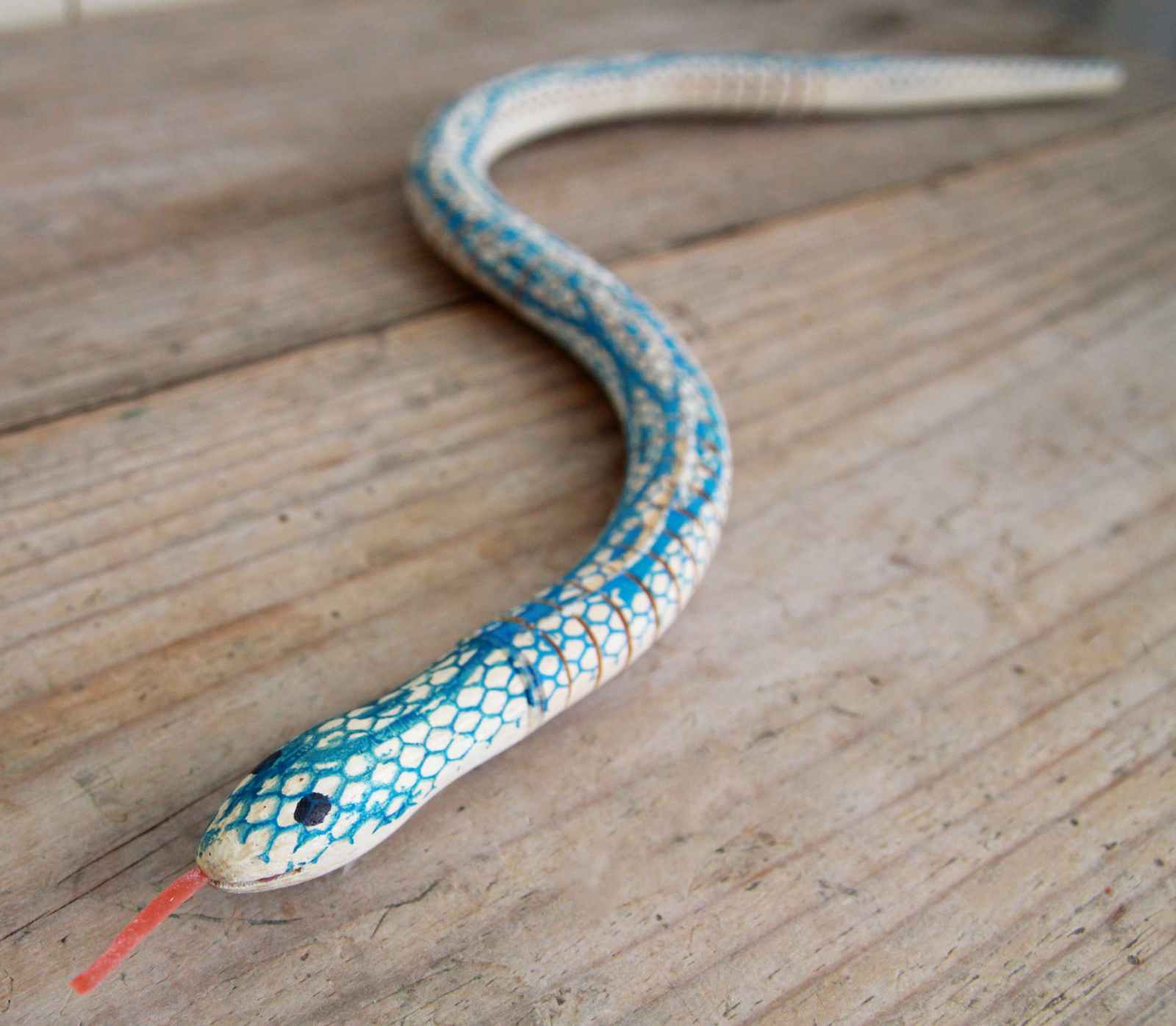 Wooden Snake Toy