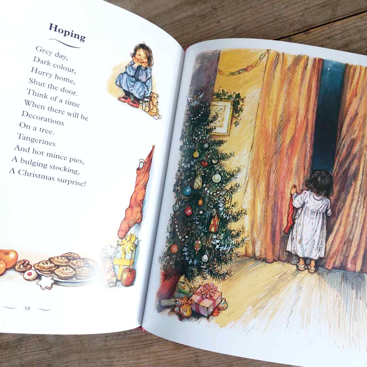 Snow in The Garden - A First Book of Christmas by Shirley Hughes