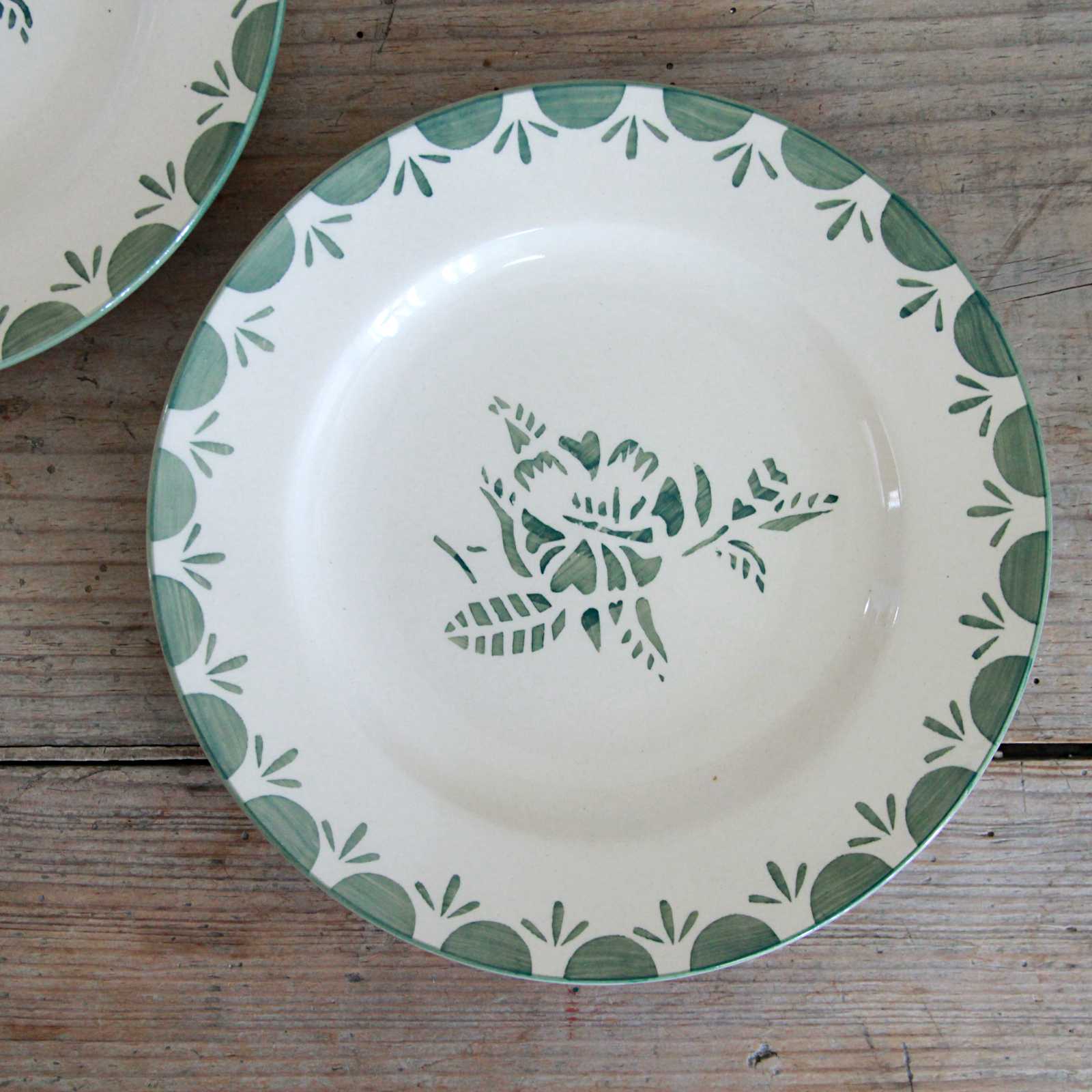 Stencil Plate - Green Flower