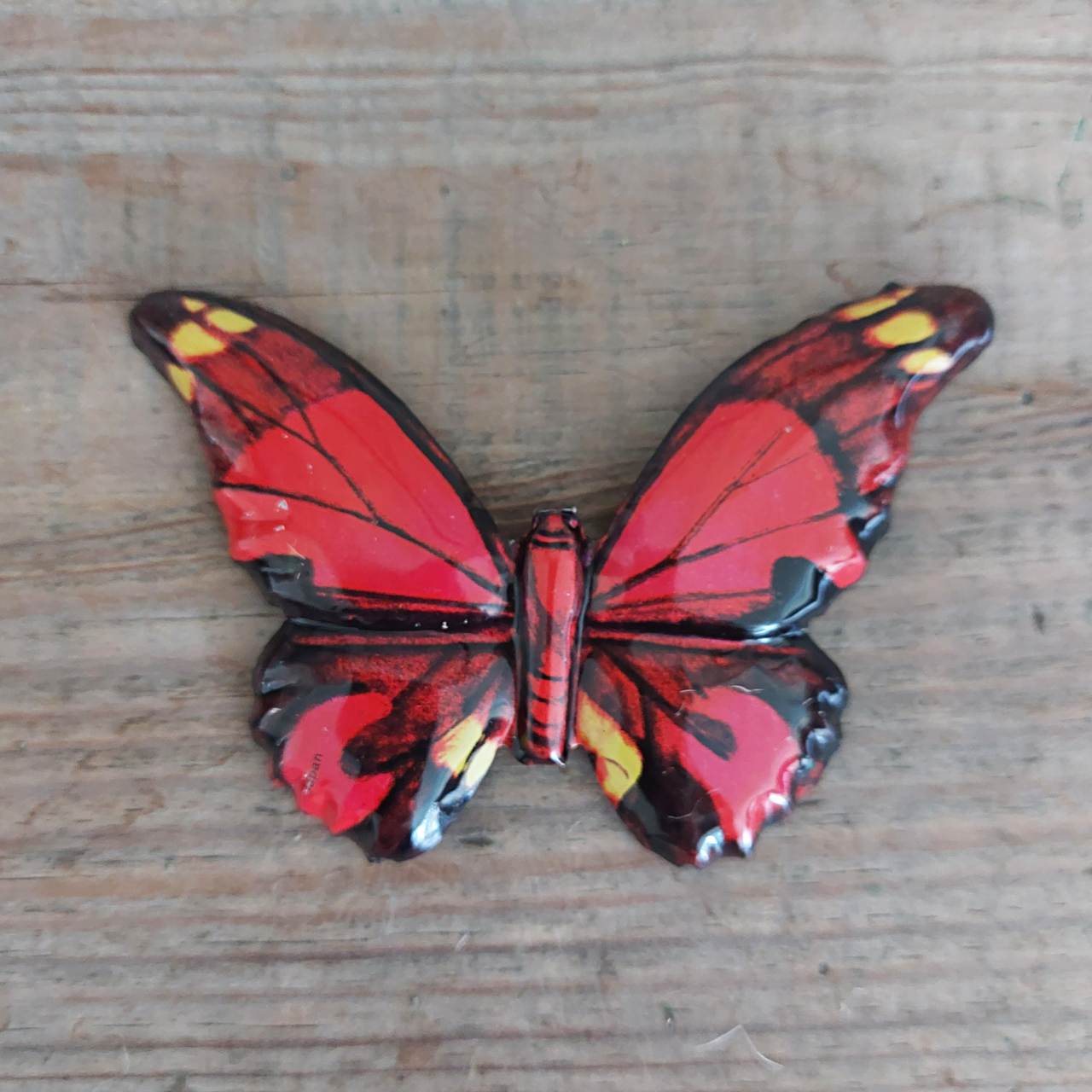 Tin Butterfly Broach