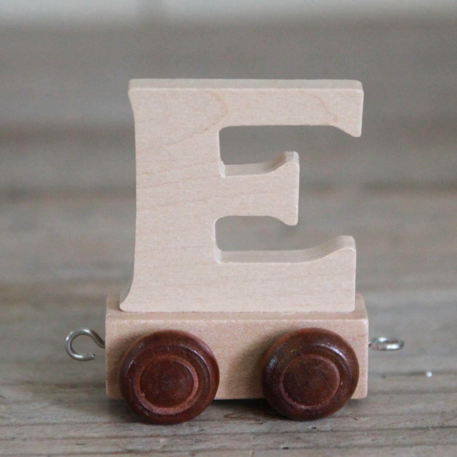 Wooden Train Alphabet Letters