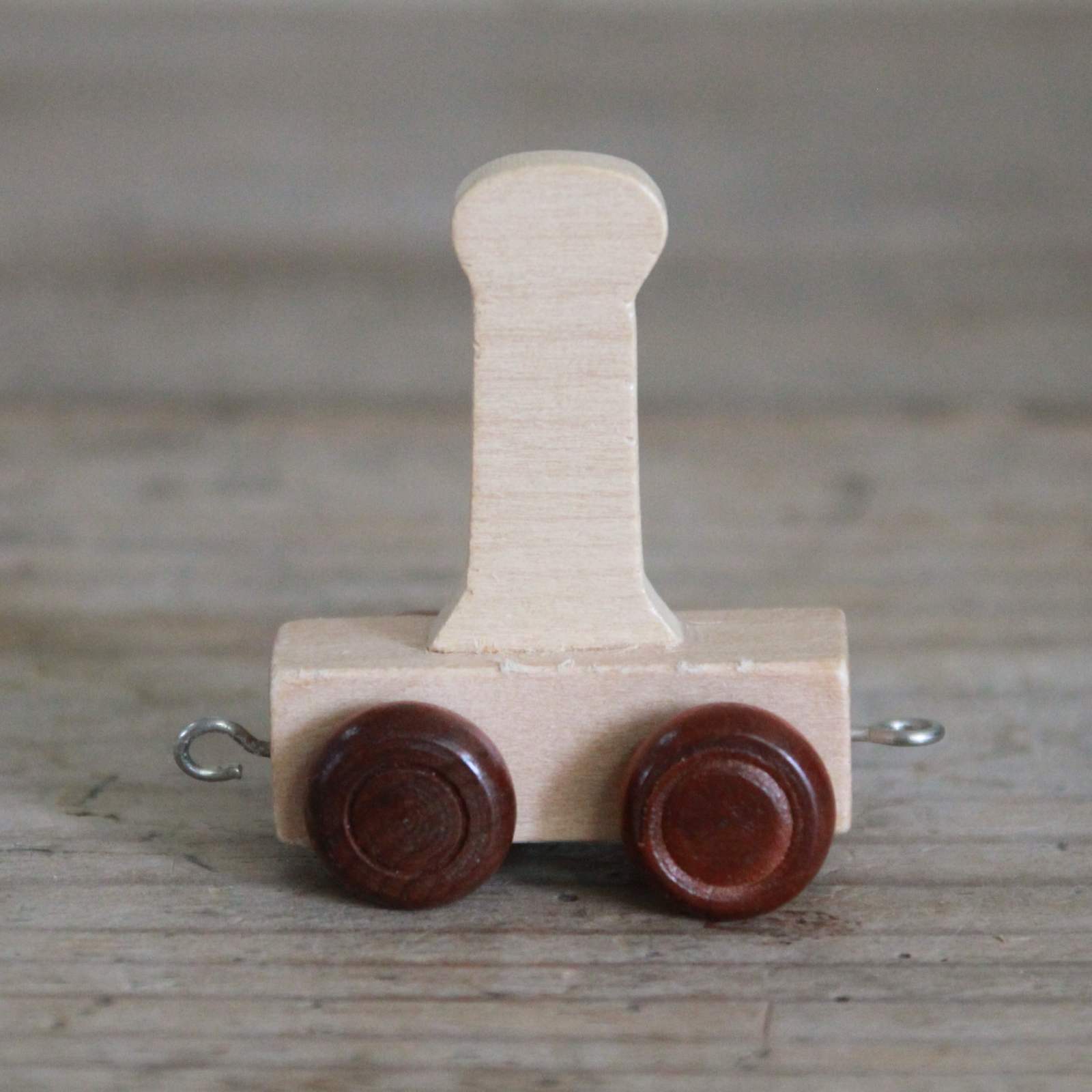 Wooden Train Alphabet Letters