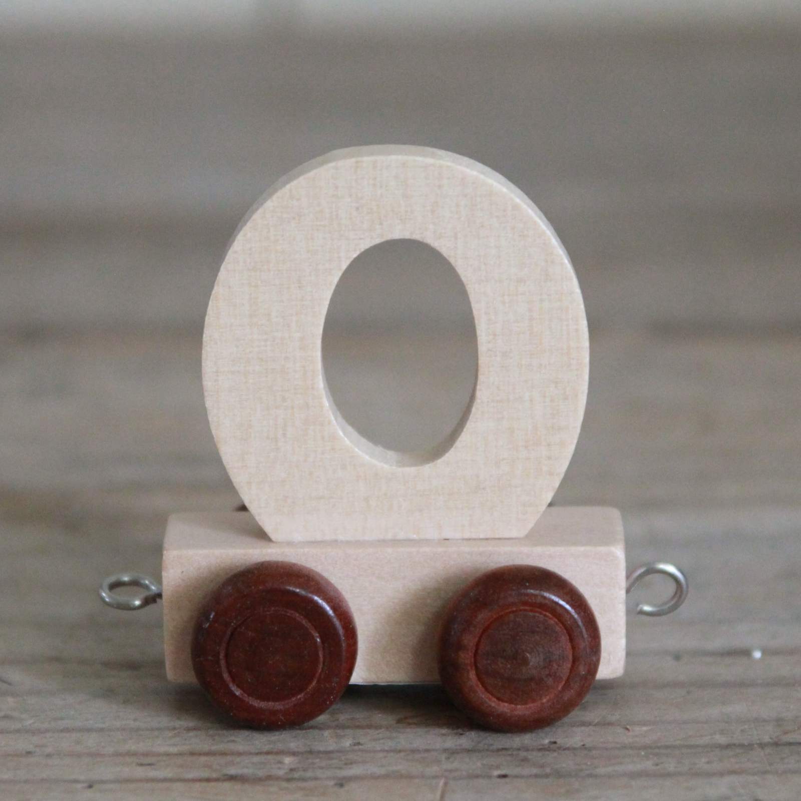 Wooden Train Alphabet Letters