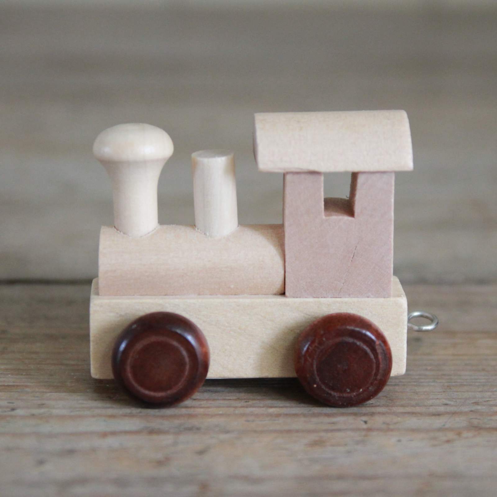 Wooden Train Alphabet Letters