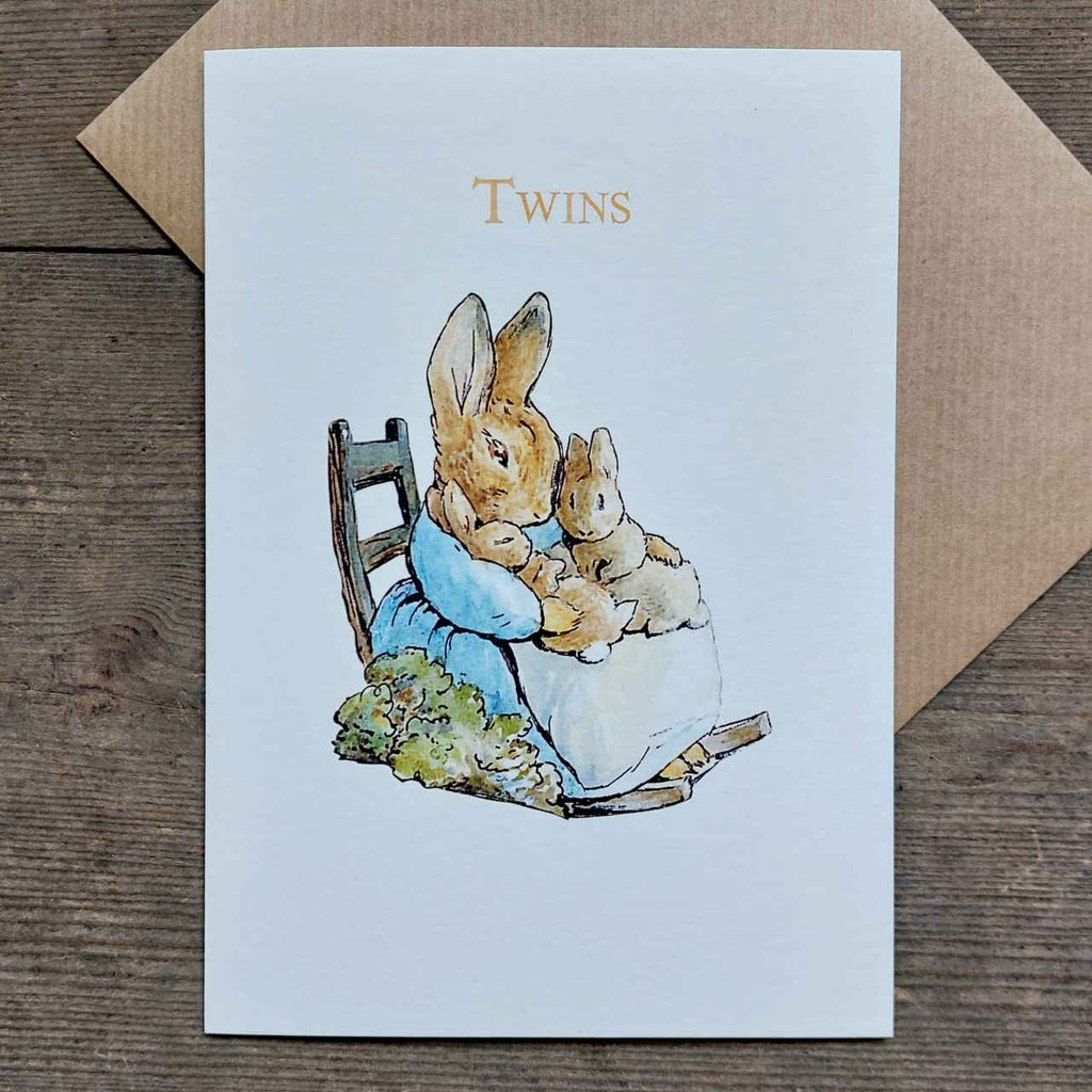 Beatrix Potter Twins Card