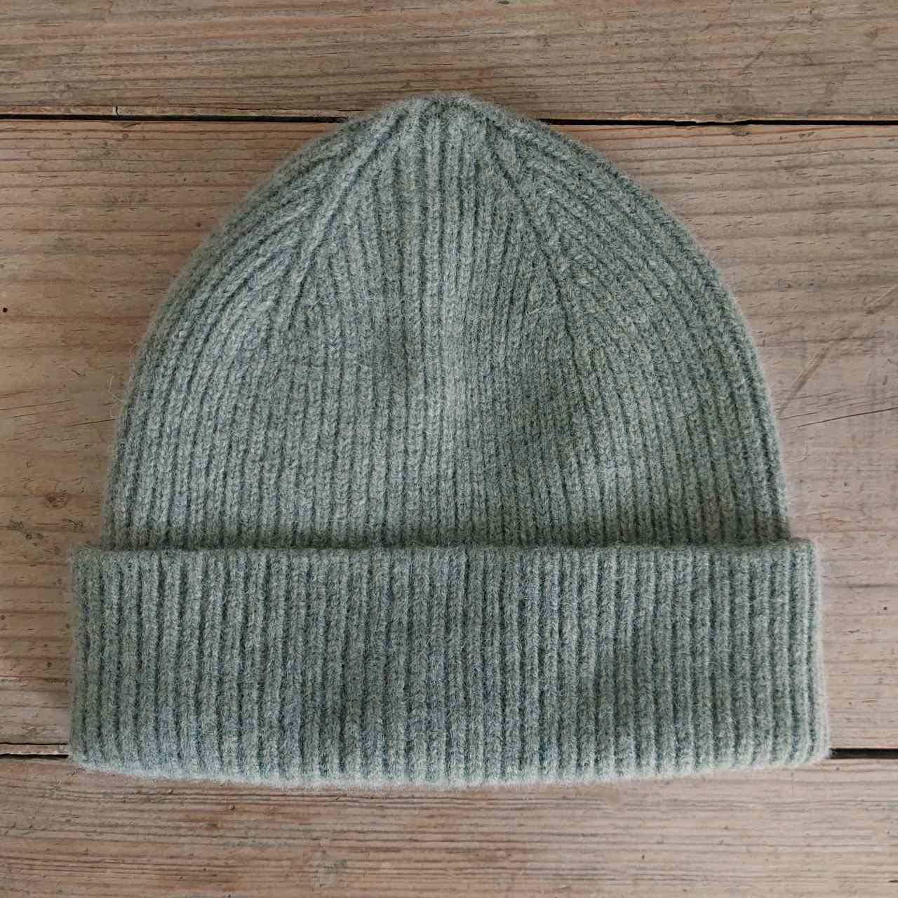 Unisex Wool Ribbed Hat