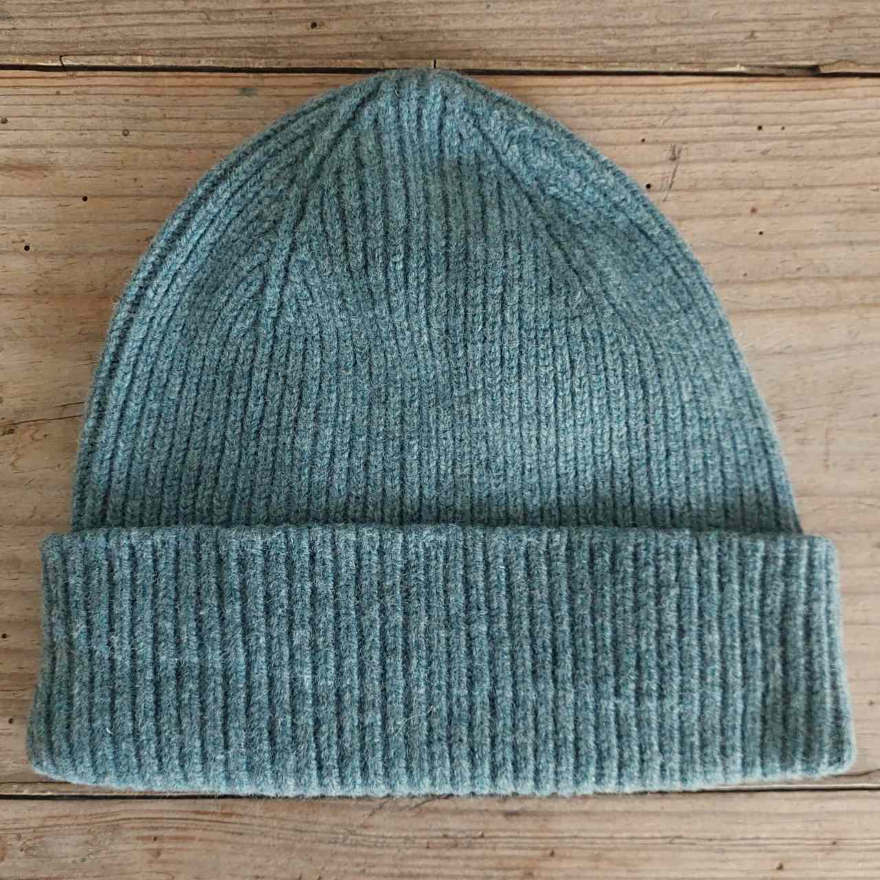 Unisex Wool Ribbed Hat