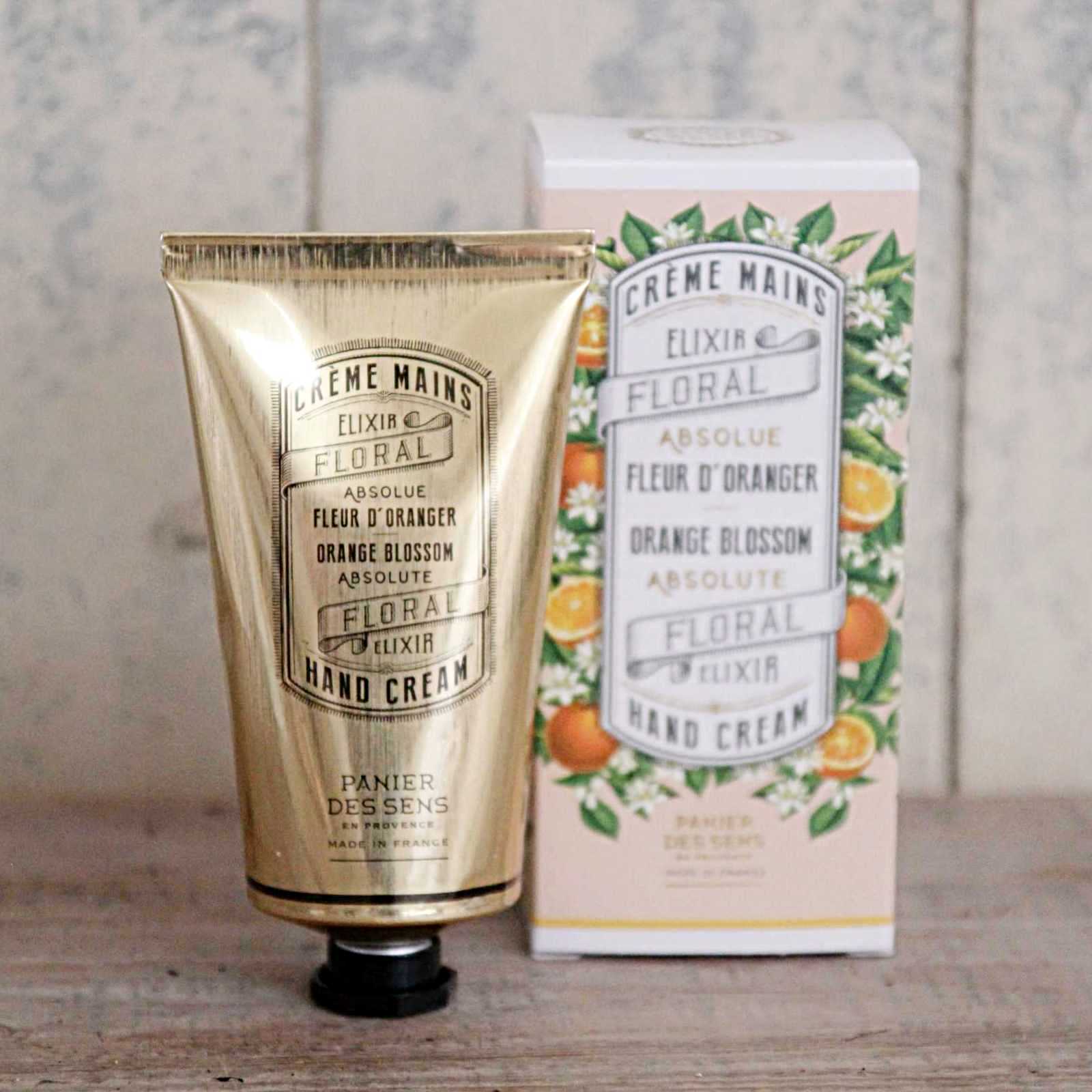 Orange Blossom Hand Cream, made in Provence by Panier de Sens